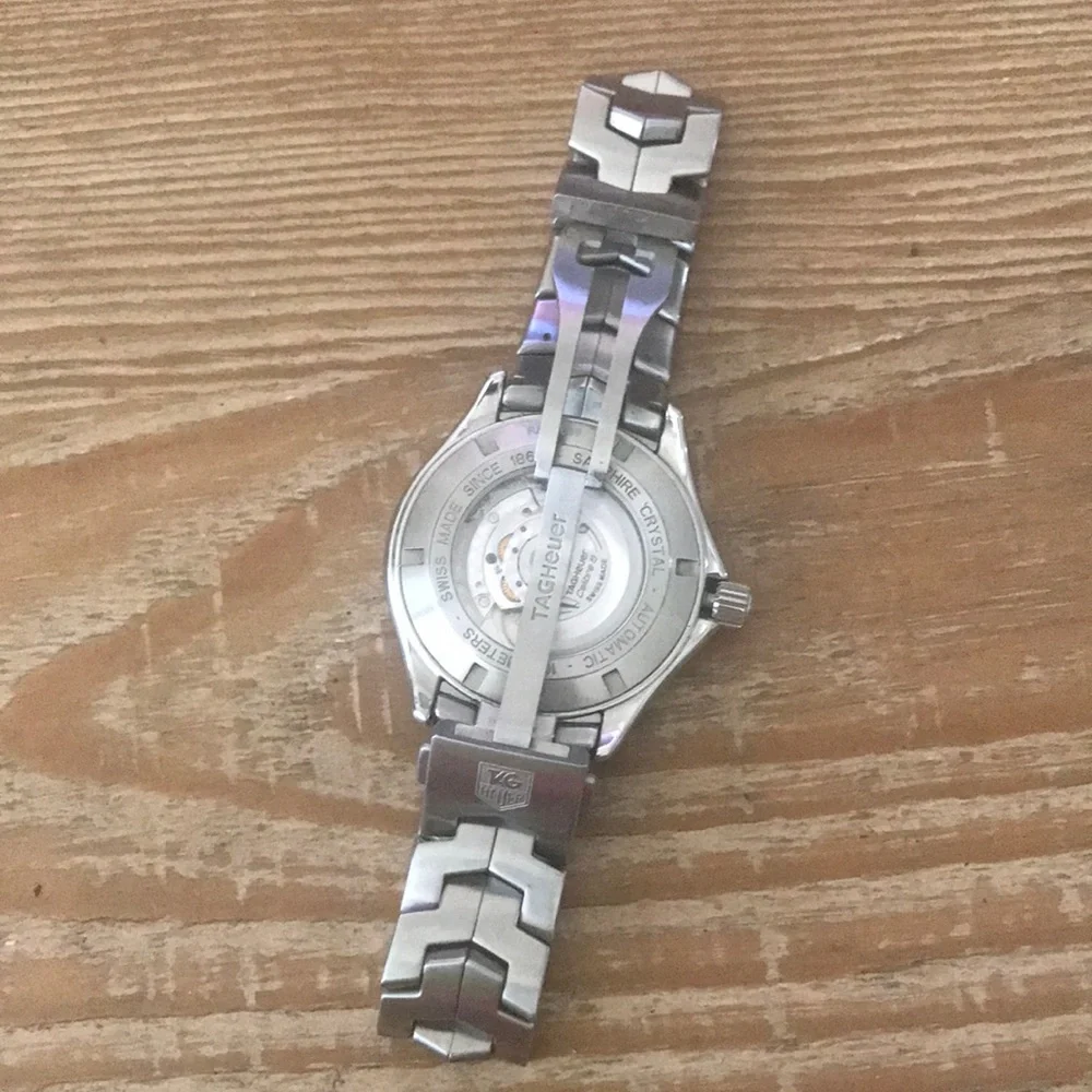 TAG Heuer Link Calibre 5 Stainless Steel Watch - Silver with sapphire Dial